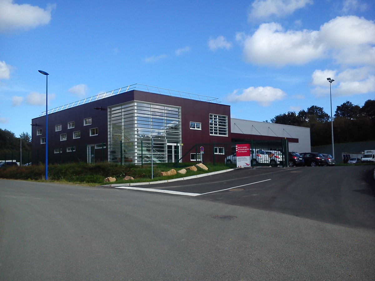 Construction d'un bâtiment industriel pour la société Saglam à Pré en Pail en Mayenne