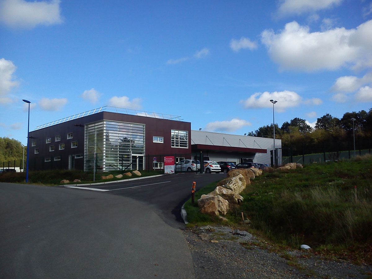 Construction d'un bâtiment industriel pour la société Saglam à Pré en Pail en Mayenne